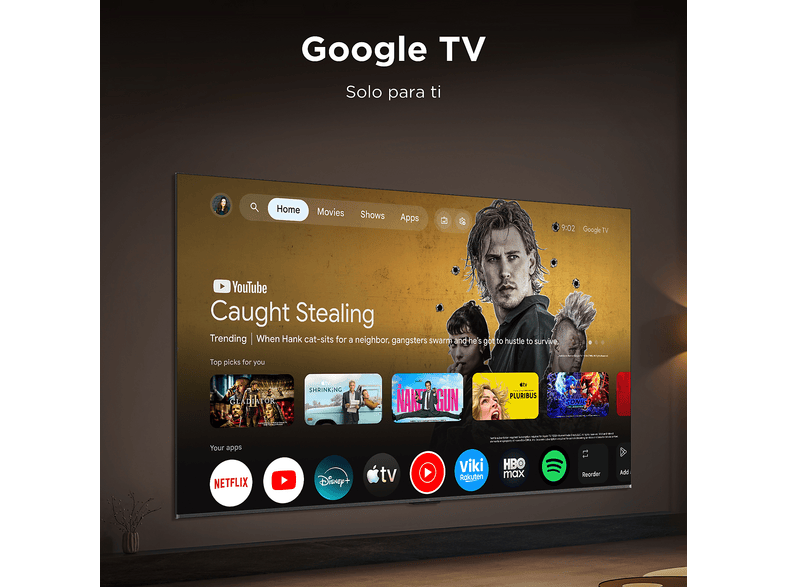 TV RGB Mini LED 85" - TCL 85RM7L, 4K, TSR AiPQ, Smart TV,HDR de hasta 2000 nits, Dolby Vision y Atmos, Panel HVA Pro, Negro – imagen 2