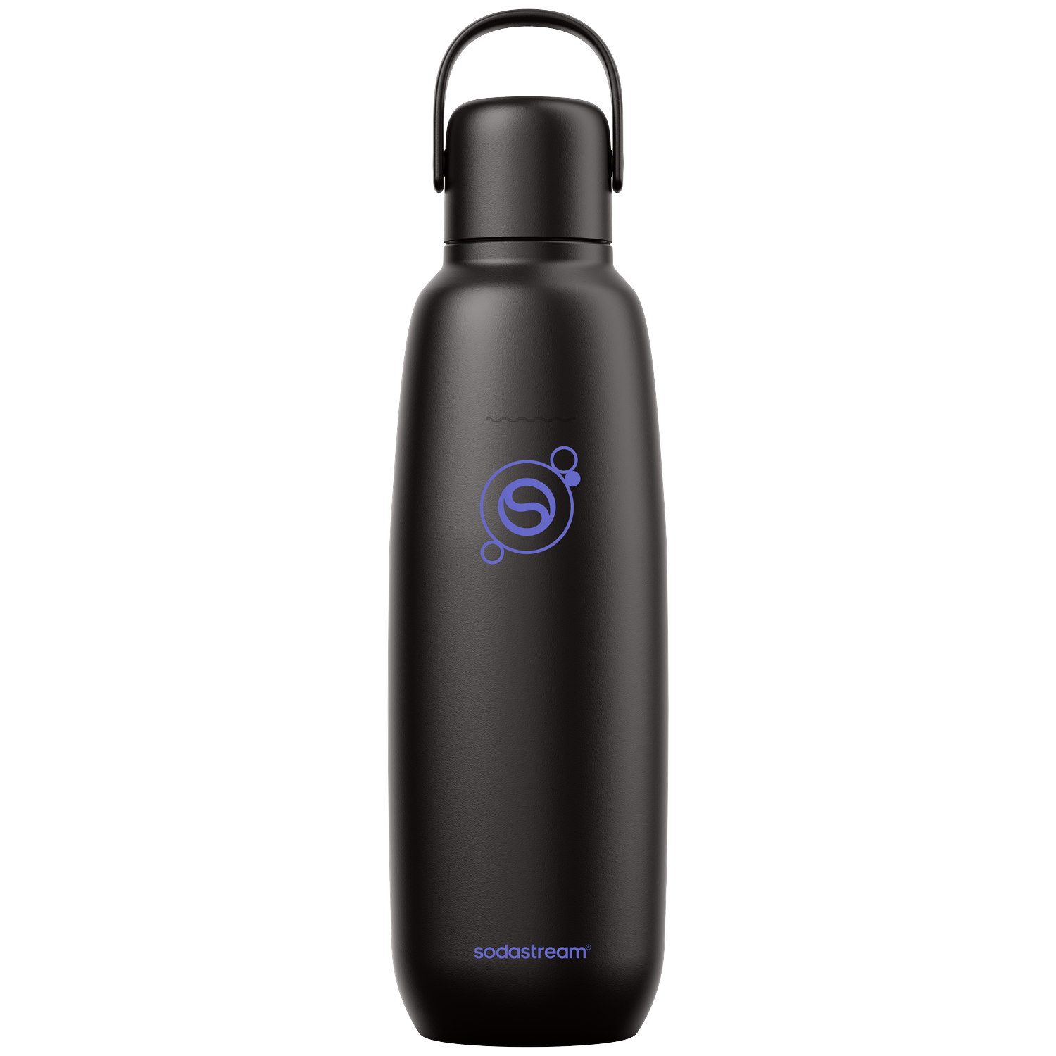 Sodastream 0.9 L Fizz & Go™ Roestvrijstalen Bruiswaterfles Black Hebruikbare Fles