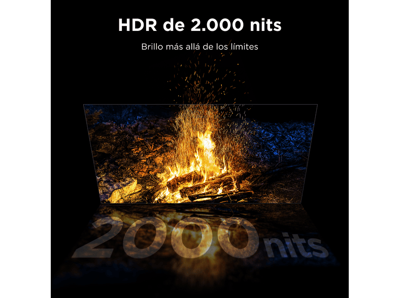 TV RGB Mini LED 98" - TCL 98RM7L, 4K, TSR AiPQ, Smart TV,HDR de hasta 2000 nits, Dolby Vision y Atmos, Panel HVA Pro, Negro – imagen 3