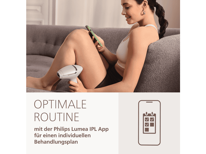 Philips Lumea IPL 8000 Series BRI932/00 Haarentfernung (Weiß, mit 2 Aufsätze, Netzbetrieb) — Foto 3 von 5