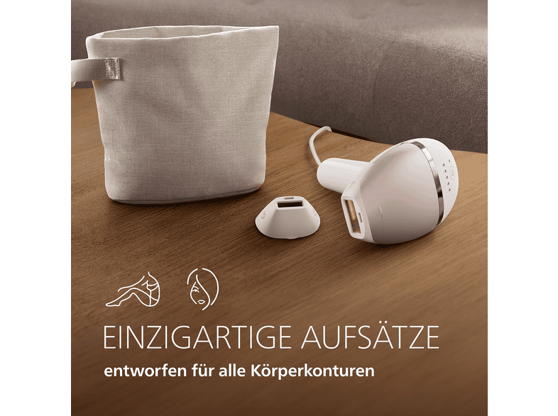 Philips Lumea IPL 8000 Series BRI932/00 Haarentfernung (Weiß, mit 2 Aufsätze, Netzbetrieb) — Foto 4 von 5