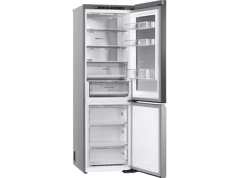 Frigorífico combi - LG GBG5160CPY, Total No Frost, 186 cm, 349 l, Instaview™, DoorCooling+, Inox antihuellas – imagen 3