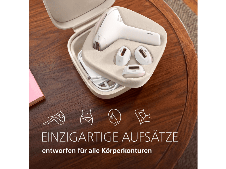Philips Lumea IPL 9000 Series BRI982/00 Haarentfernung (Weiß, mit 4 Aufsätze, Netzbetrieb) — Foto 3 von 5