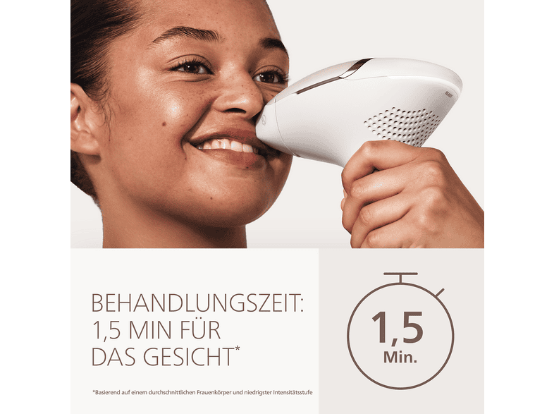Philips Lumea IPL 9000 Series BRI982/00 Haarentfernung (Weiß, mit 4 Aufsätze, Netzbetrieb) — Foto 4 von 5