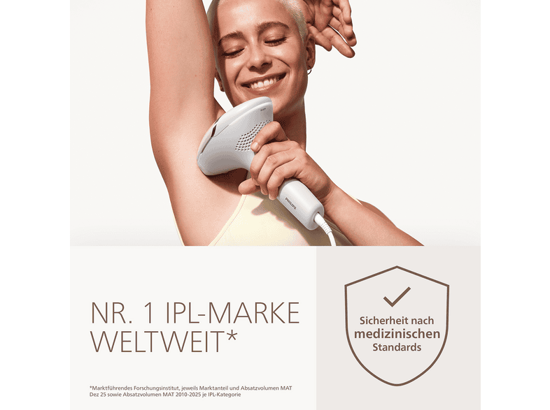 Philips Lumea IPL 9000 Series BRI982/00 Haarentfernung (Weiß, mit 4 Aufsätze, Netzbetrieb) — Foto 5 von 5