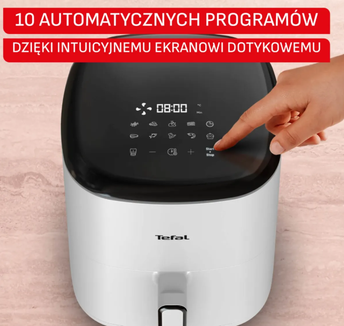 Frytkownica beztłuszczowa Air fryer TEFAL EY245GE0 Eukaliptus