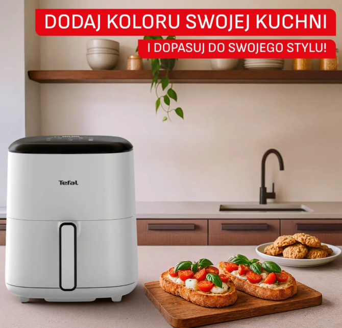 Frytkownica beztłuszczowa Air fryer TEFAL EY245GE0 Eukaliptus