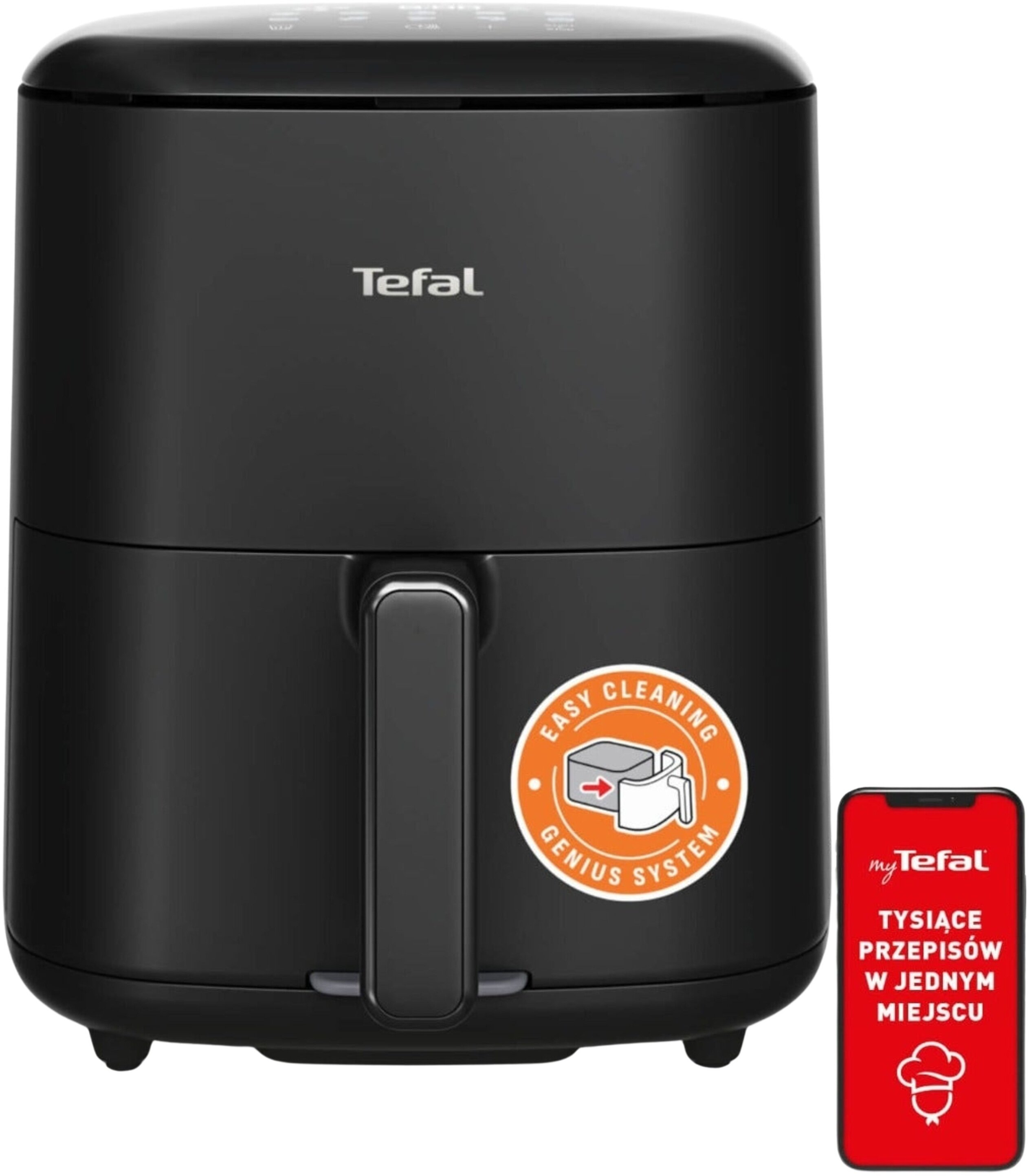 Frytkownica beztłuszczowa Air fryer TEFAL EY2468E0 Czarny