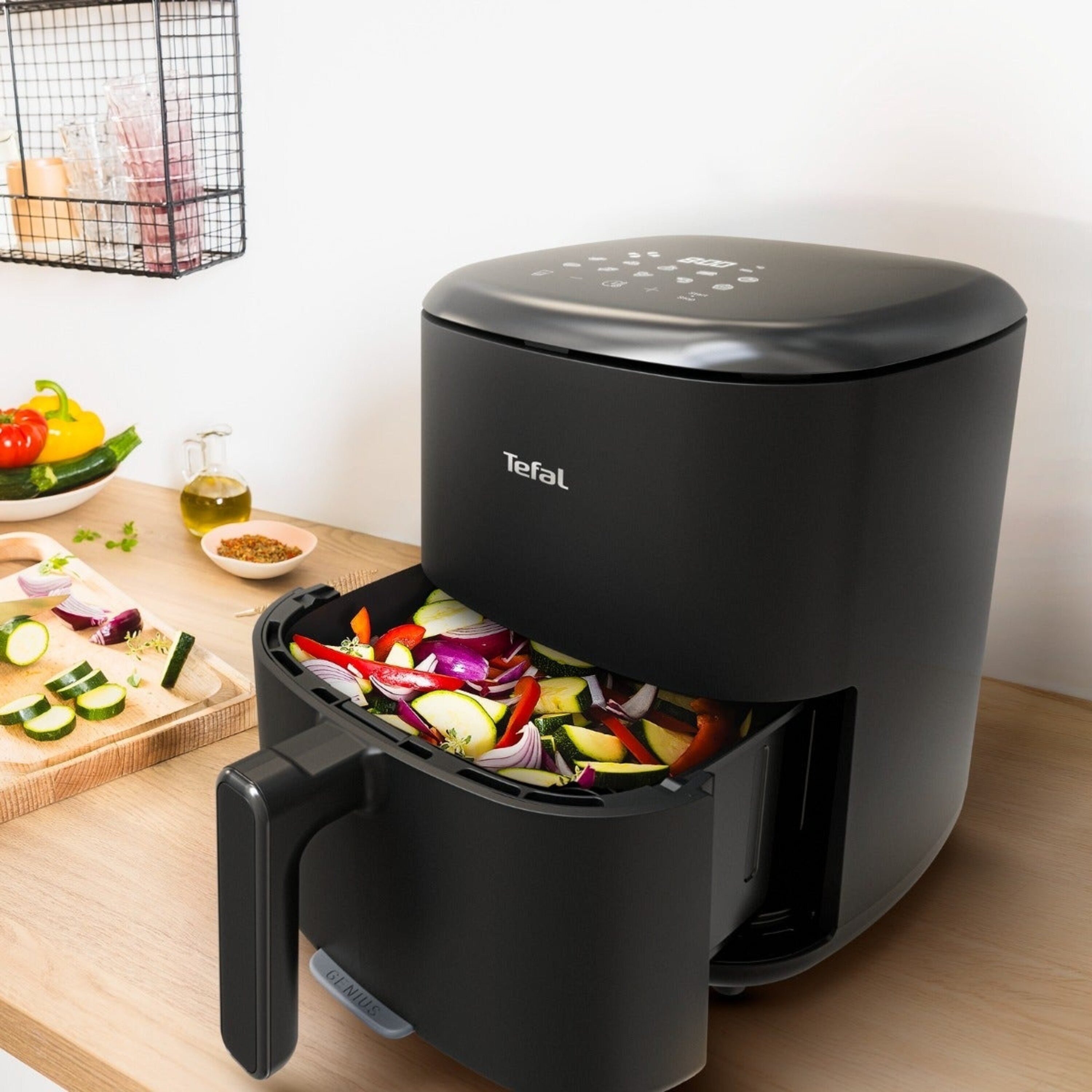 Frytkownica beztłuszczowa Air fryer TEFAL EY2468E0 Czarny