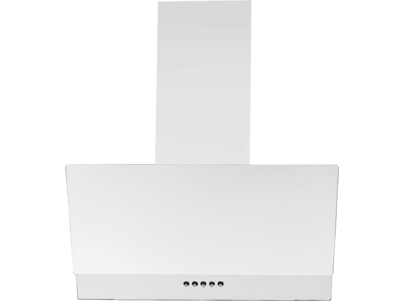 Campana decorativa - ok. OHO 6361 W A+, 3 Niveles de Ventilador, 376 m³/h, Ancho 59.6 cm, Iluminación LED, Blanco