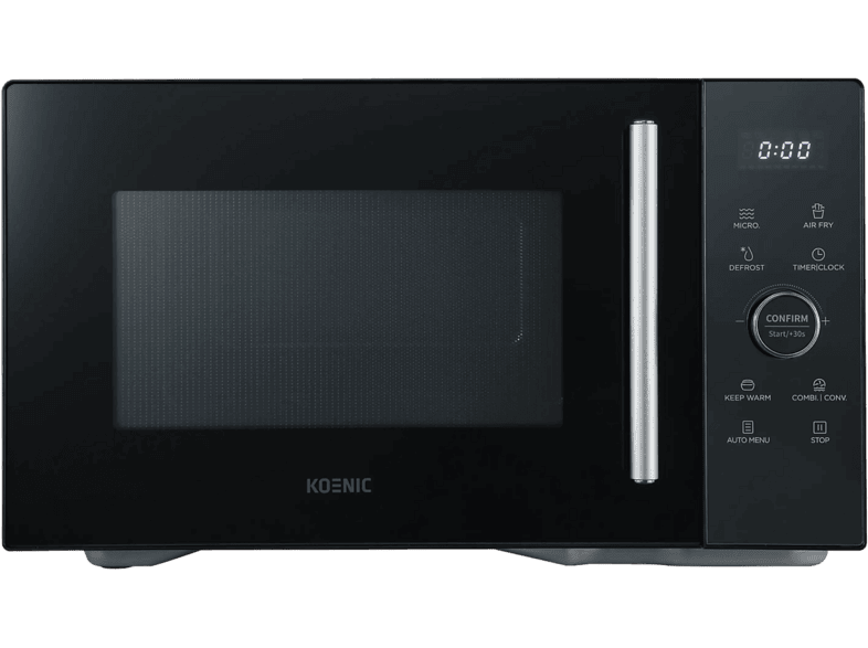 Microondas - KOENIC KMWC 2625 DB, 1500 W, 5 Niveles de Potencia, 26 l, Negro