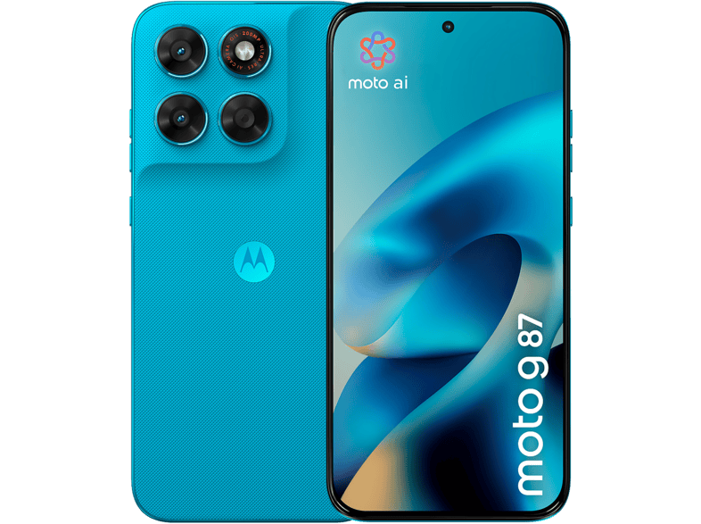 motorola moto g87, Blue Atoll, 256 GB, 12 GB RAM, 6.78" Extreme AMOLED, MediaTek Dimensity 6400, 5200 mAh