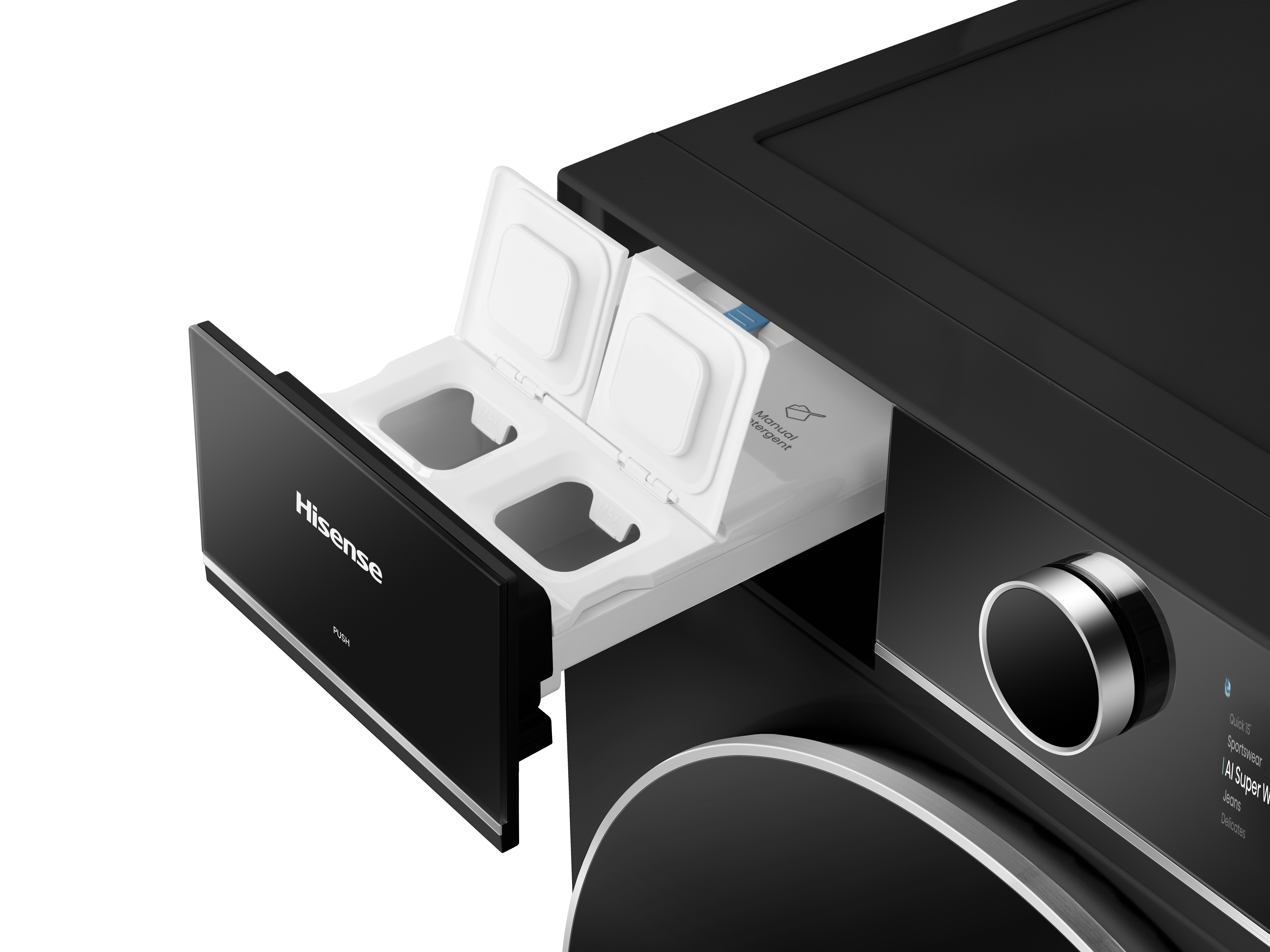 HISENSE WF7I1248BBR/BLX Waschmaschine (12 kg, 1400 U/Min., A, Frontlader)