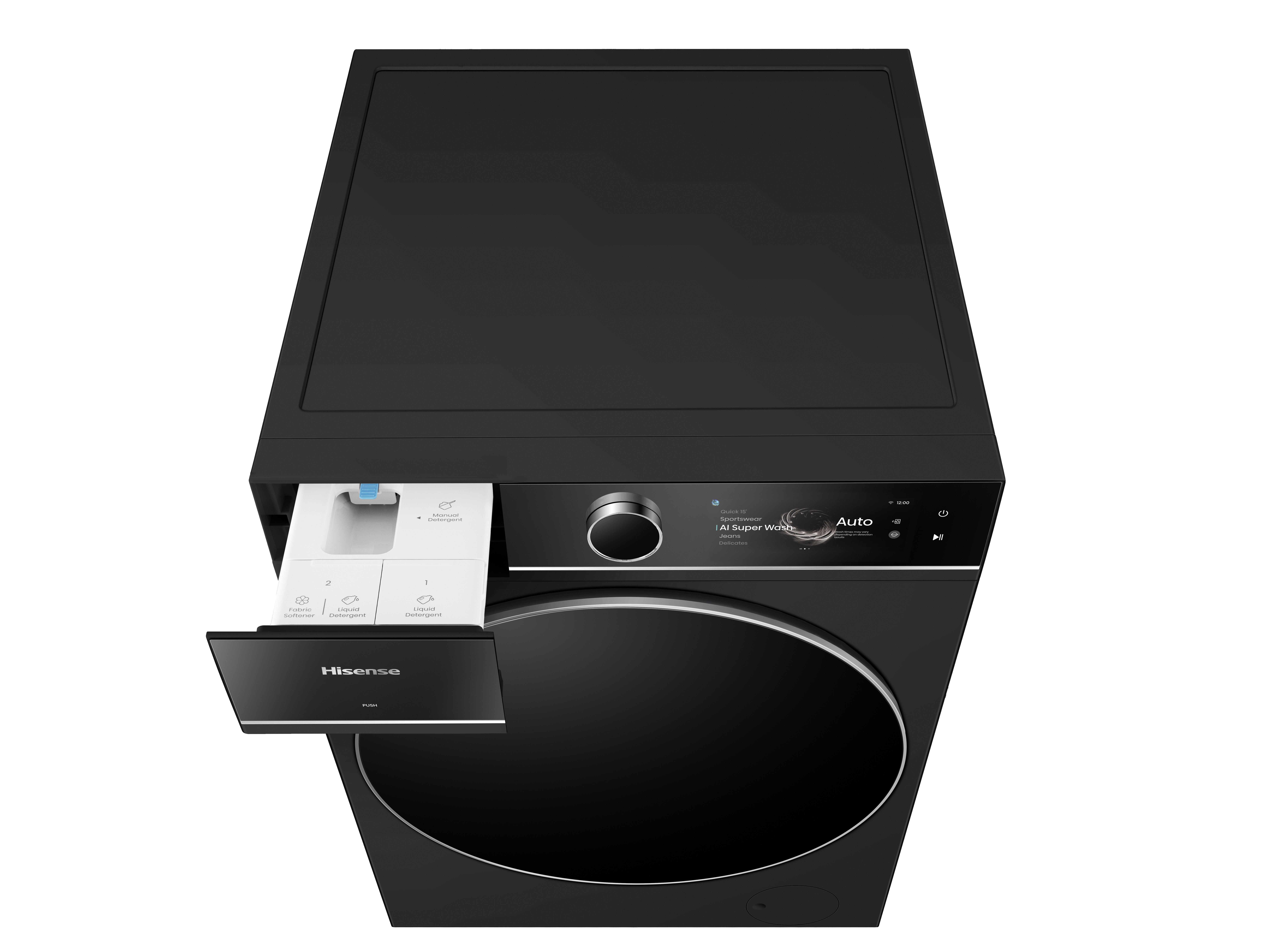 HISENSE WF7I1248BBR/BLX Waschmaschine (12 kg, 1400 U/Min., A, Frontlader)