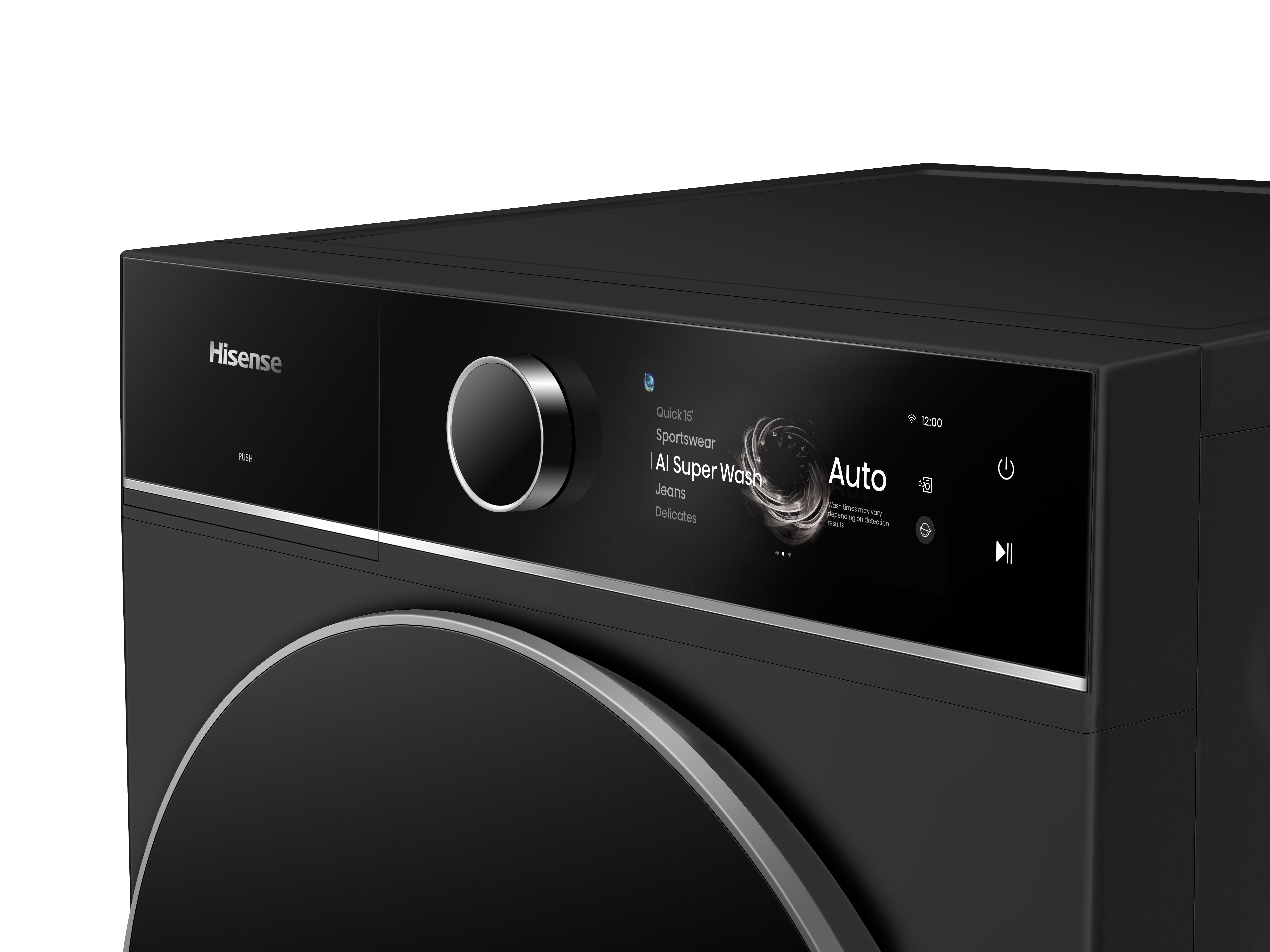HISENSE WF7I1248BBR/BLX Waschmaschine (12 kg, 1400 U/Min., A, Frontlader)