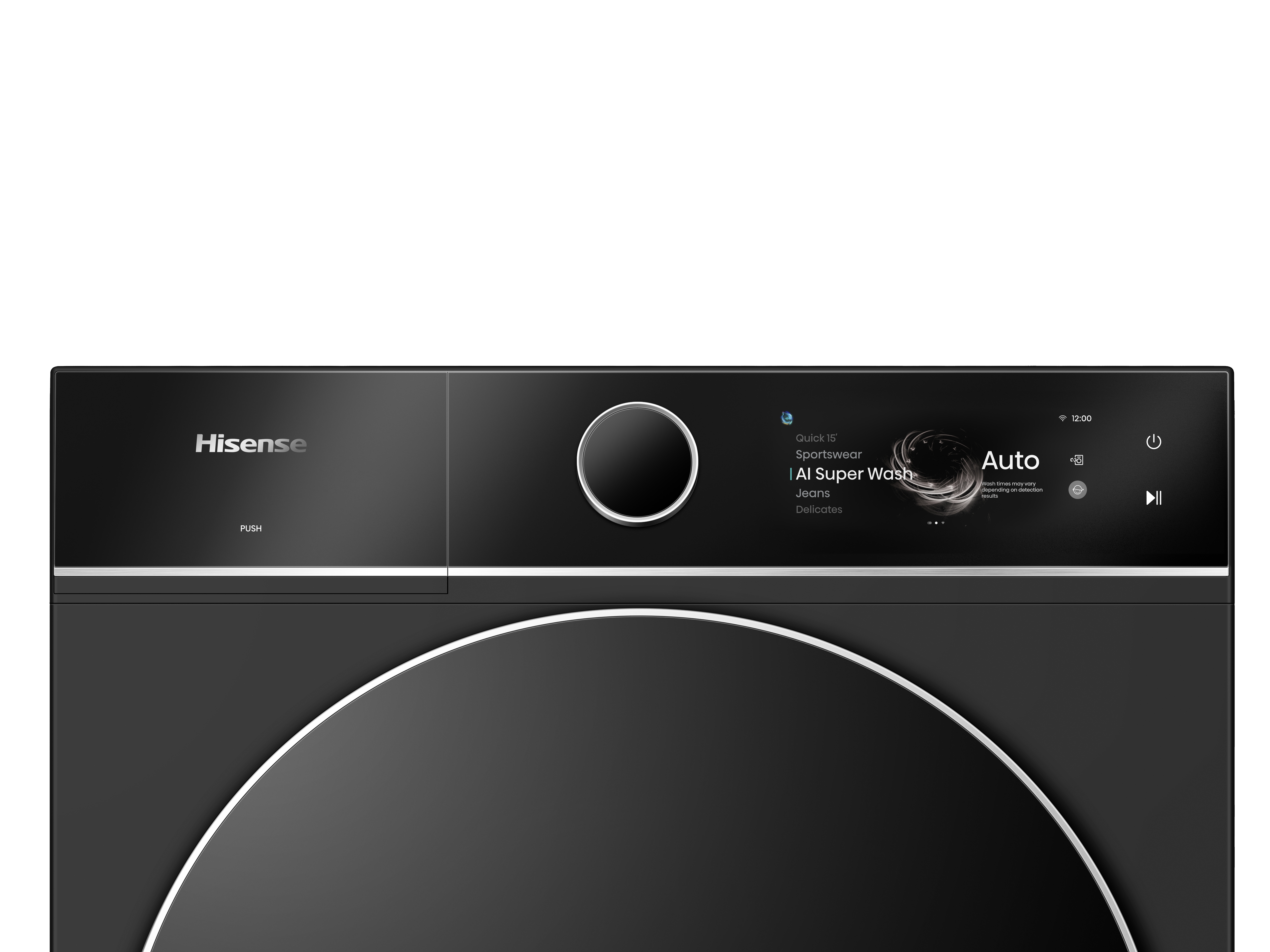 HISENSE WF7I1248BBR/BLX Waschmaschine (12 kg, 1400 U/Min., A, Frontlader)