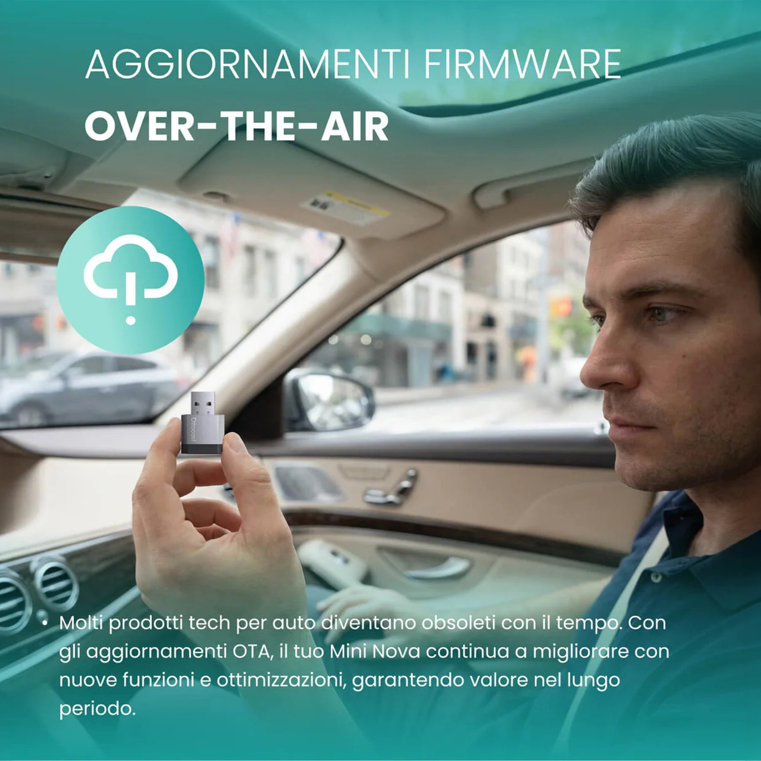 ADATTATORE WIRELESS Ottocast MINI NOVA WIRELESS