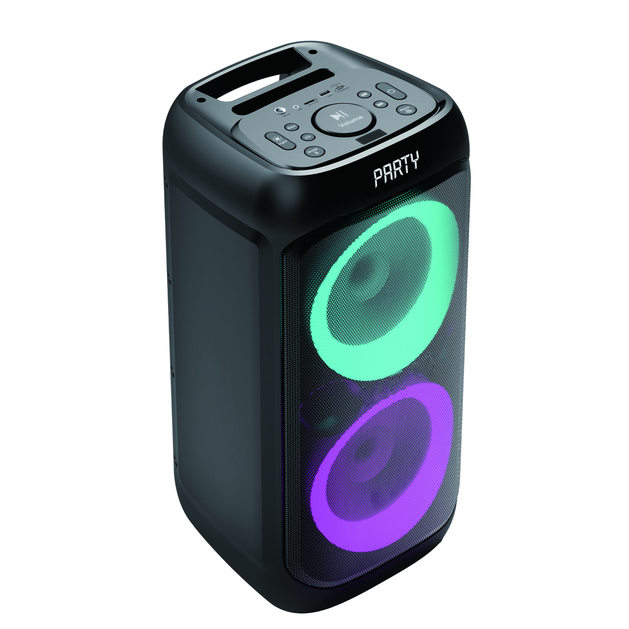 PEAQ Party 33 Lautsprecher, 120W, Schwarz