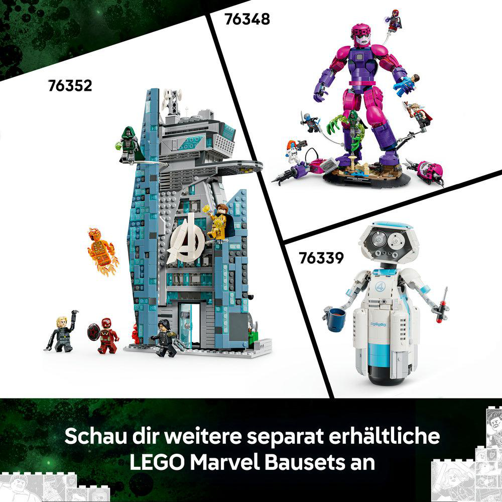 LEGO Super Heroes 76347 Avengers: Doomsday Quinjet Bausatz, Mehrfarbig