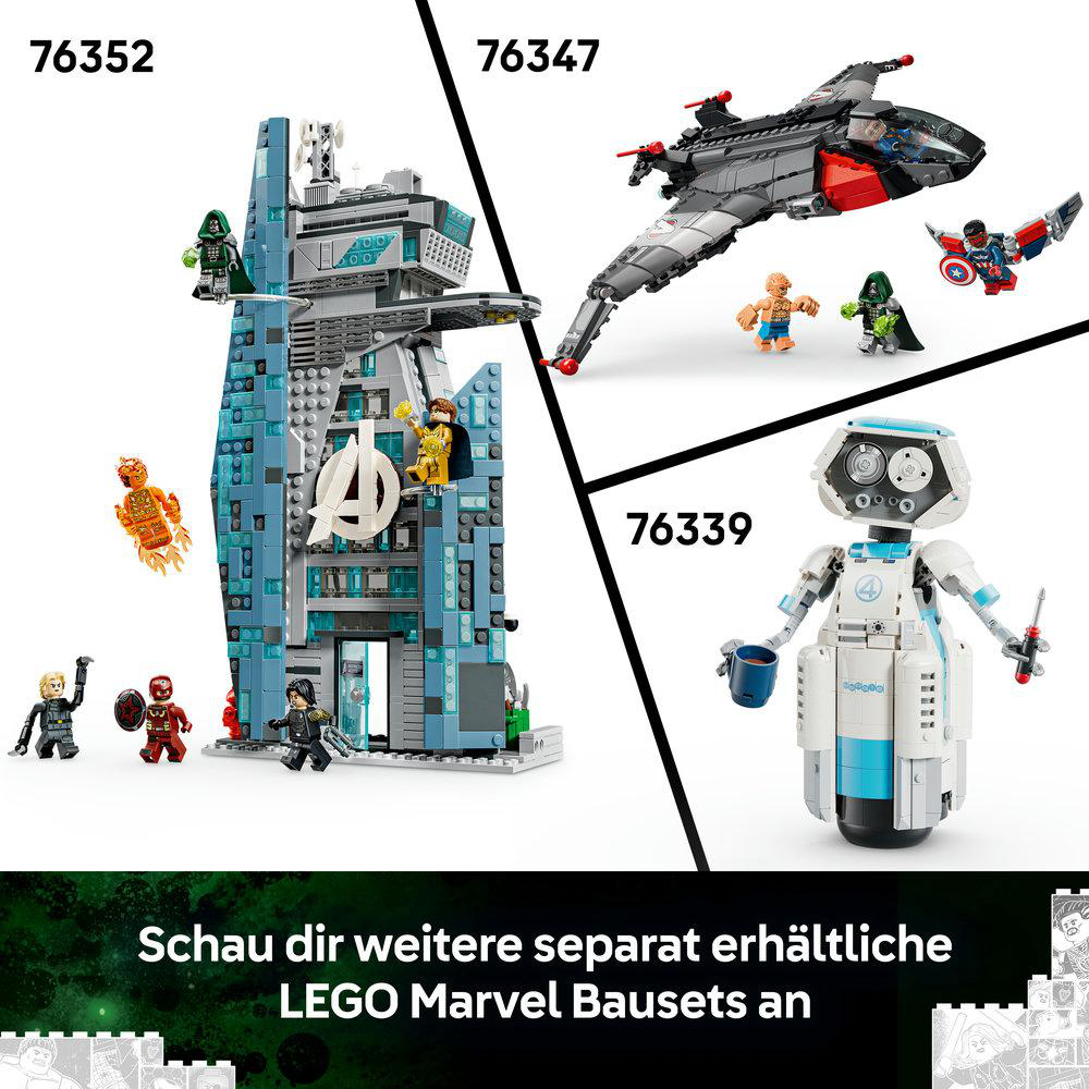LEGO Super Heroes 76348 Legendärer Showdown: Avengers: Doomsday Bausatz, Mehrfarbig