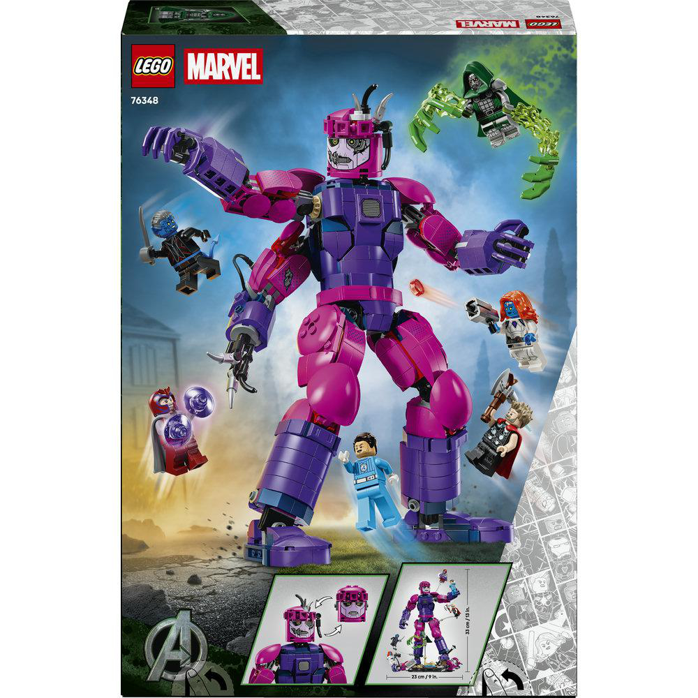 LEGO Super Heroes 76348 Legendärer Showdown: Avengers: Doomsday Bausatz, Mehrfarbig