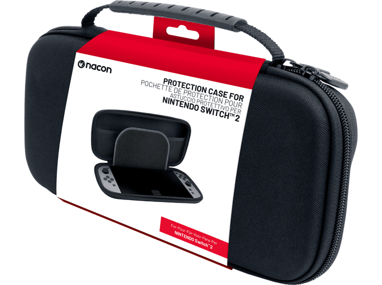 Funda Nintendo Switch 2 - Nacon Pouch S, Para 2, Negro