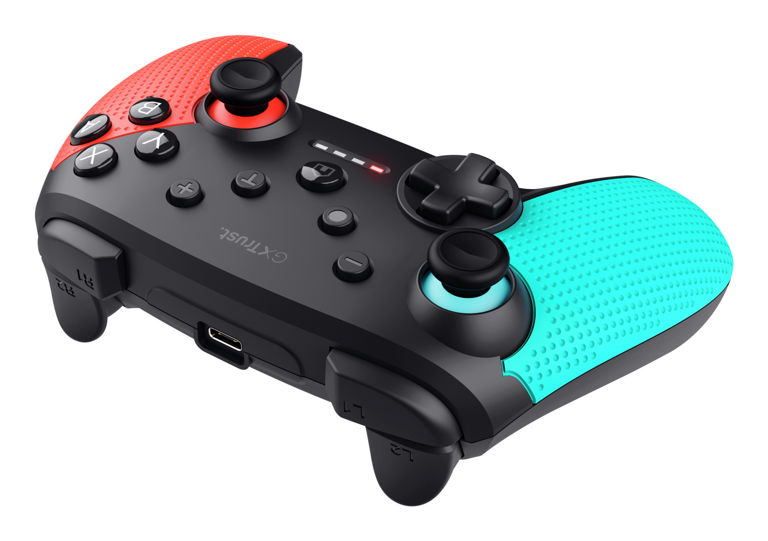 Mando Nintendo Switch - Trust GXT 1246B Muta, Nintendo Switch, Inalámbrico, Negro, Azul, Rojo