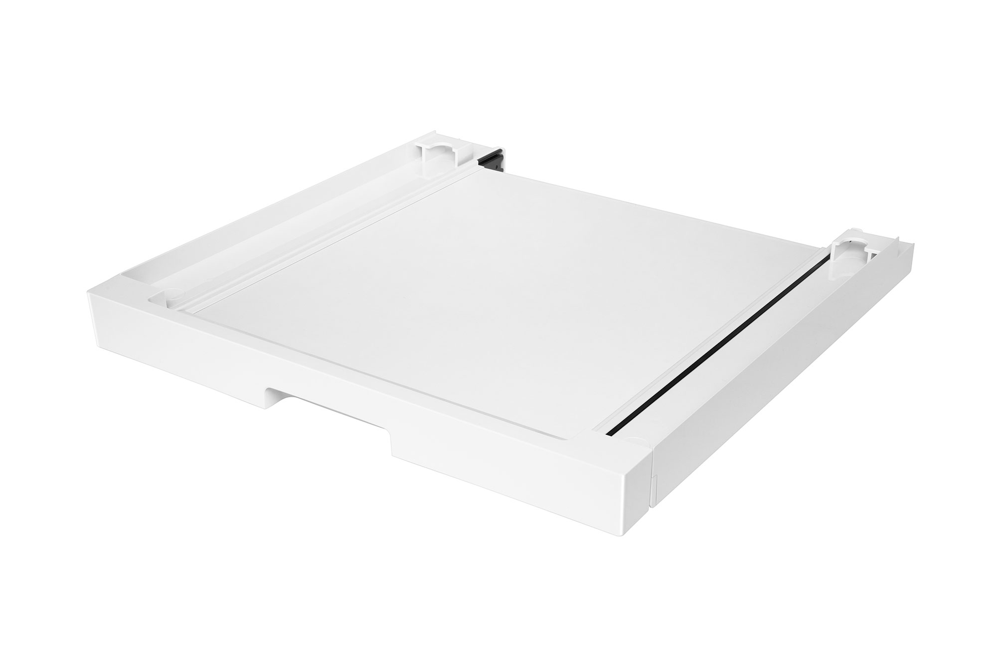 Kit de superposición - LG DK2W, Pieza de unión para lavadora y secadora con bandeja extraíble, Blanco