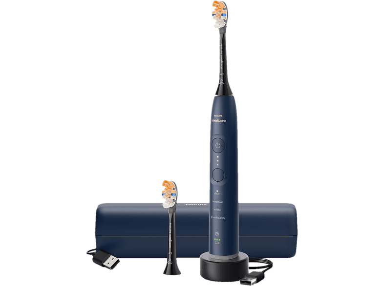 PHILIPS SONICARE Series 7500 HX7423/11 Elektrische Zahnbürste Marineblau, Reinigungstechnologie: Schalltechnologie
