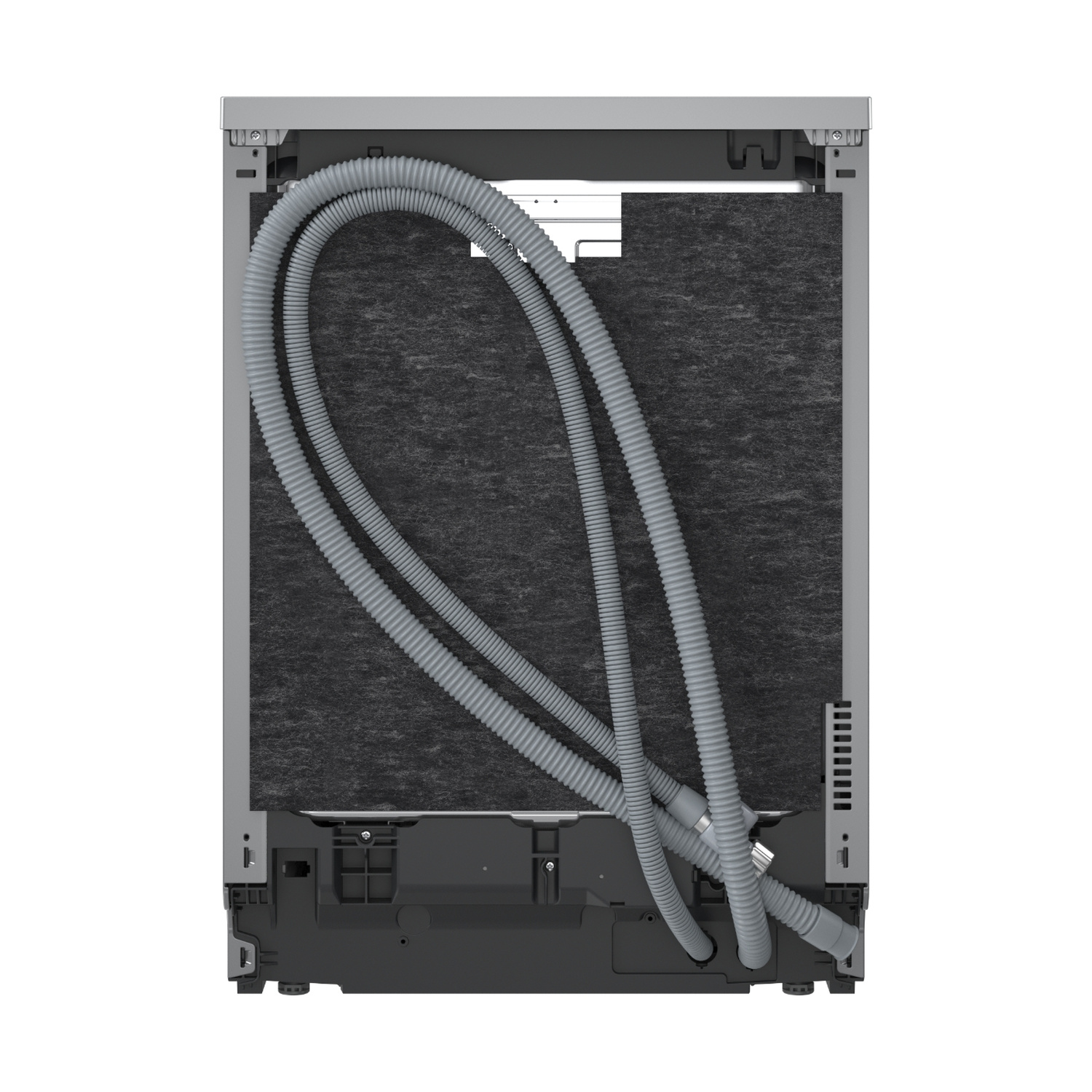 LAVASTOVIGLIE Libera installazione (FS) LG DF375HVS, Programmi 10, Dimensioni: L 60 cm, A 60 cm, P 85 cm, Rumorosità 43 dB(A), Consumo di acqua 9,5 l, Premium Silver, Classe A