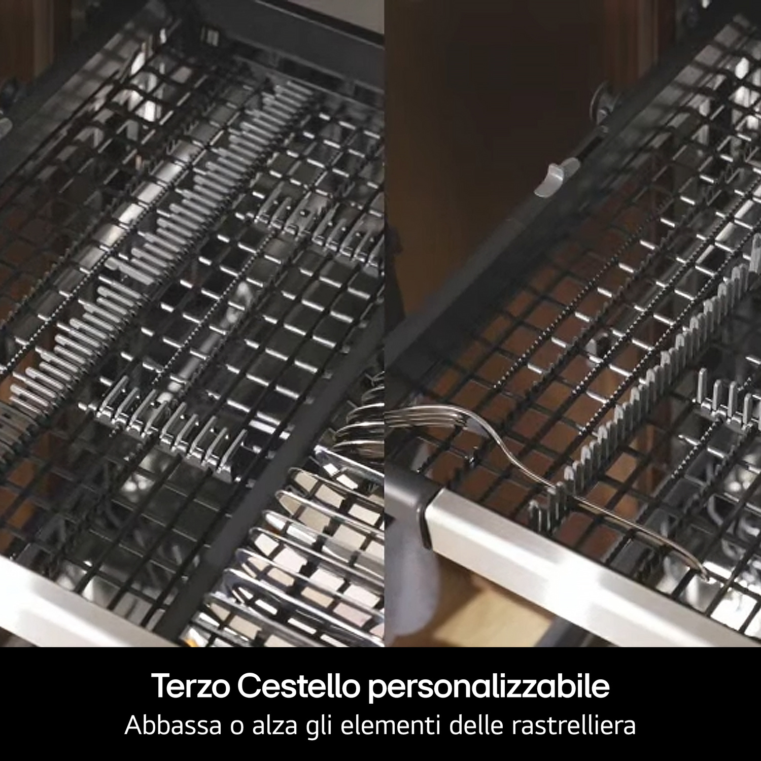 LAVASTOVIGLIE Libera installazione (FS) LG DF587HVS, Programmi 10, Dimensioni: L 60 cm, A 60 cm, P 85 cm, Rumorosità 43 dB(A), Consumo di acqua 9,5 l, Premium Silver, Classe A