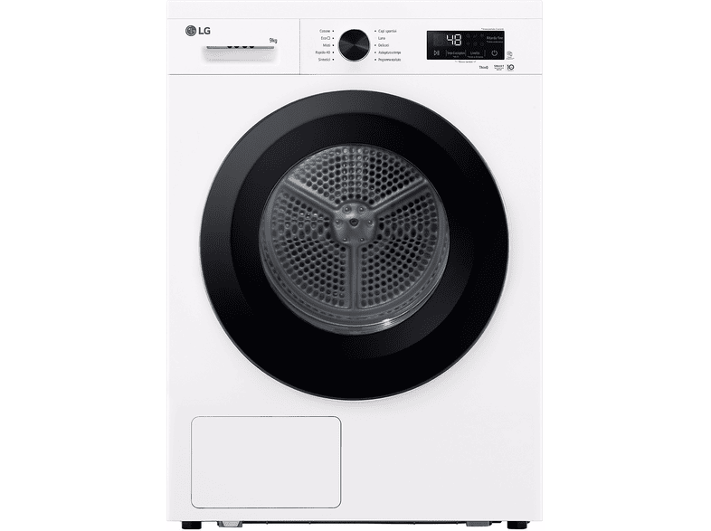 ASCIUGATRICE LG RNX1009NWK Condensazione, 9 kg, profondità 66 cm, 64 dB(A), Bianco, Classe C
