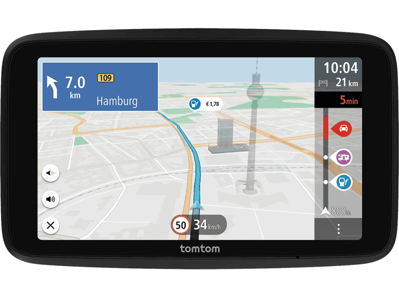 GPS - TomTom 1YF6.002.20, Pantalla Táctil 6 ", Europa, 32GB, WiFi, Bluetooth, Negro