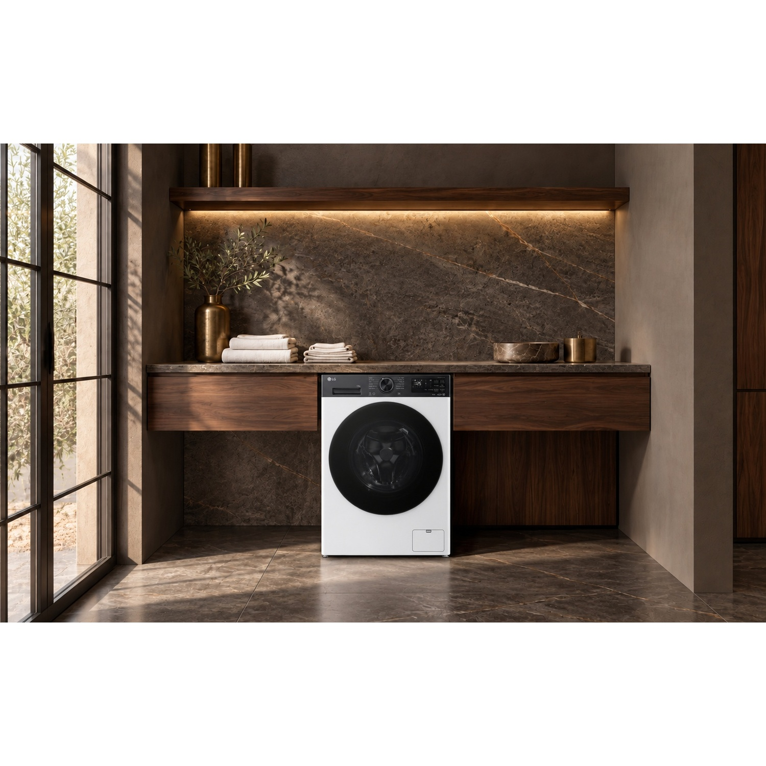 LG F4NX5013TKB LAVATRICE, Caricamento frontale, 13 kg, 23 programmi, Profondità 61,5 cm, Giri 1400 rpm, livello rumorosità centrifuga 71 dB(A), Classe A