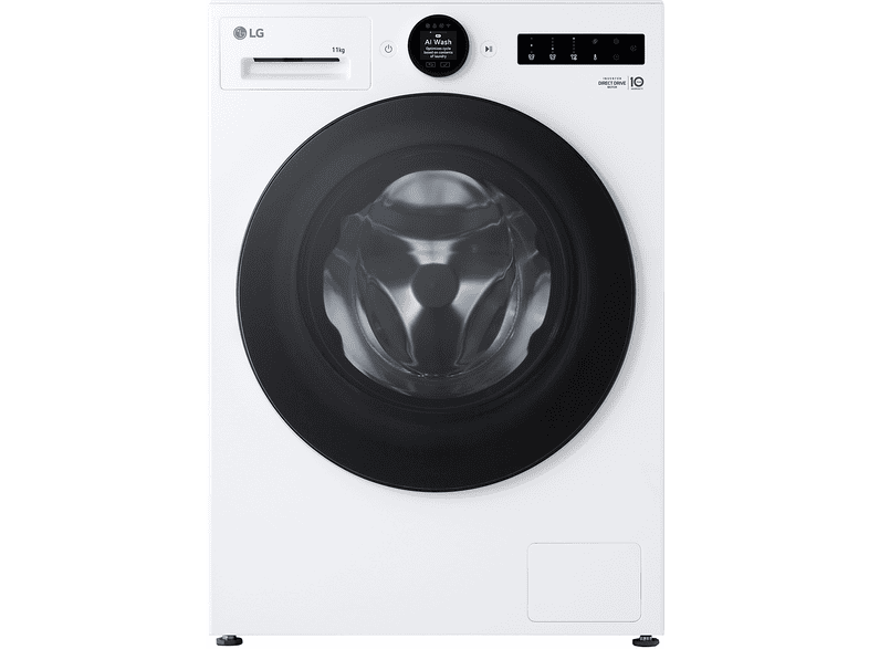 LG F4X7011TLB LAVATRICE, Caricamento frontale, 11 kg, 24 programmi, Profondità 56,5 cm, Giri 1400 rpm, WHITE, livello rumorosità centrifuga 71 dB(A), Classe A