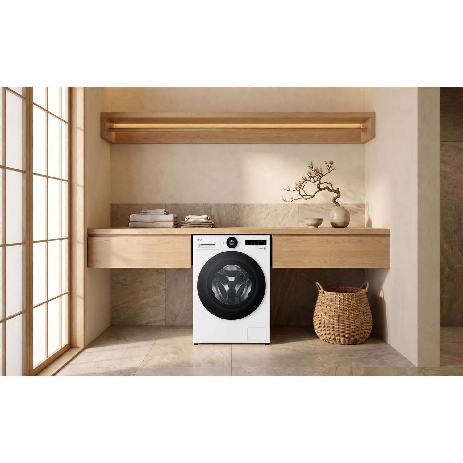 LG F4X7011TLB LAVATRICE, Caricamento frontale, 11 kg, 24 programmi, Profondità 56,5 cm, Giri 1400 rpm, WHITE, livello rumorosità centrifuga 71 dB(A), Classe A