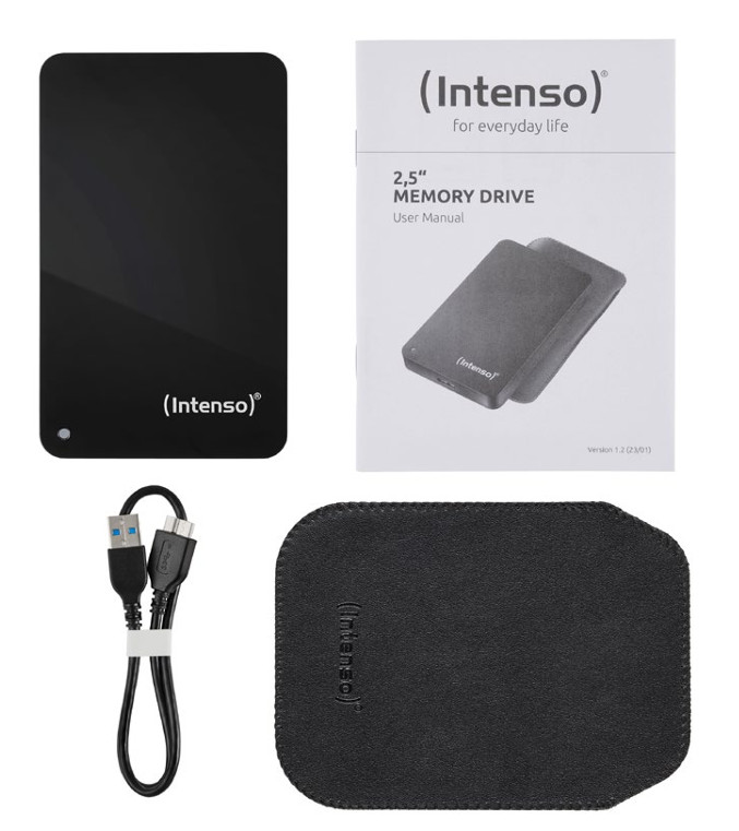 Dysk zewnętrzny INTENSO Memory Drive 1TB Czarny