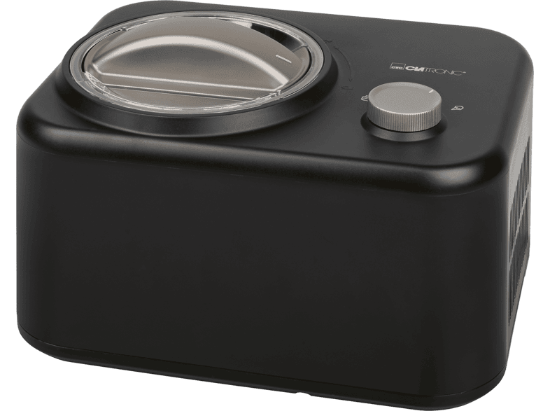 Clatronic ICM 3846 Eismaschine (100 Watt, 1 l, Schwarz)