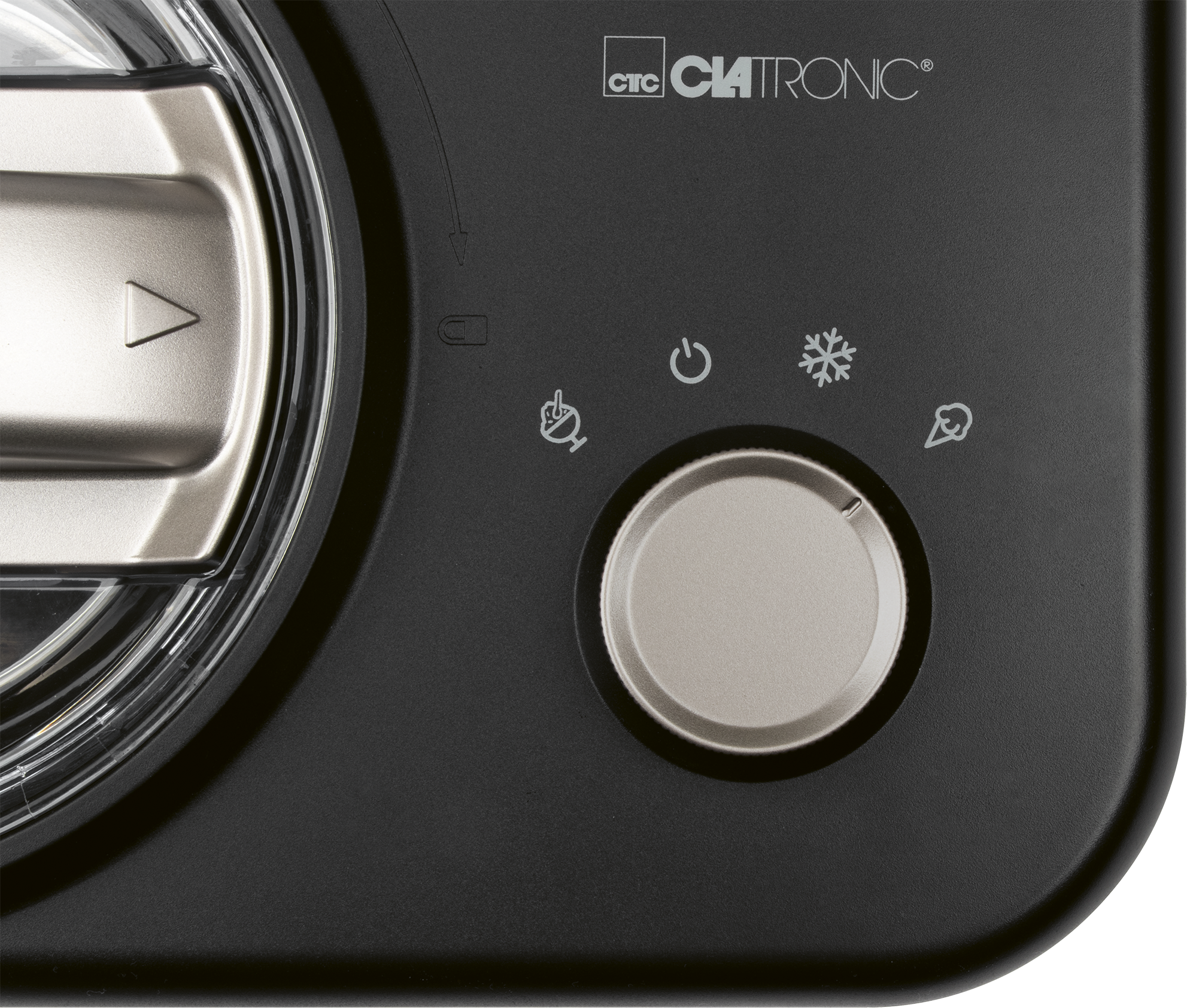 CLATRONIC ICM 3846 Eismaschine (100 Watt, 1 l, Schwarz)