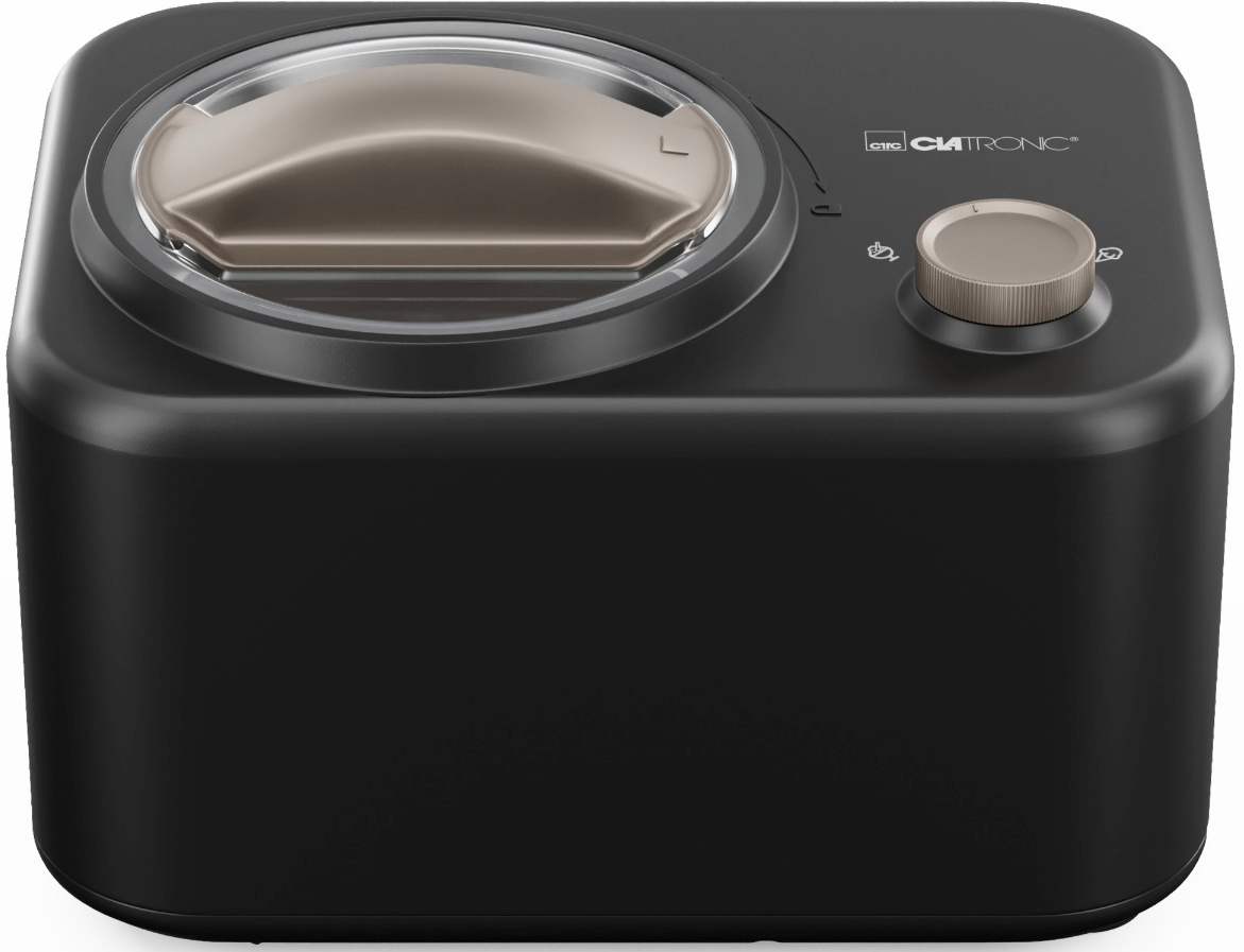 CLATRONIC ICM 3846 Eismaschine (100 Watt, 1 l, Schwarz)
