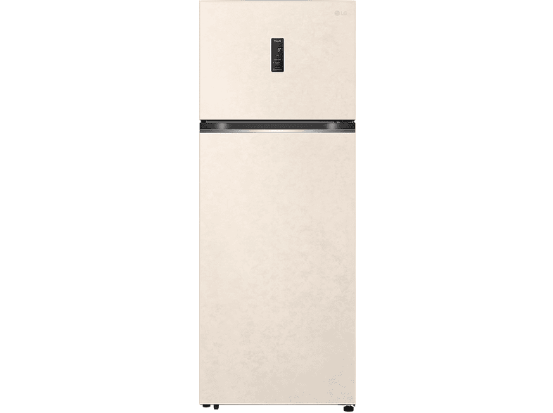 FRIGORIFERO DOPPIA PORTA LG GTBV44SEBKD, Capacità netta totale 461 l, Rumorosità: 35 dB(A), LAN wireless, 3 ripiani, Dimensioni: L 70 cm A 184,5 P 72,5 cm, Beige, Classe E