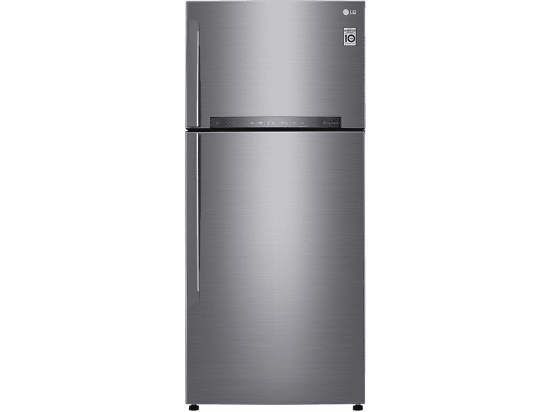 FRIGORIFERO DOPPIA PORTA LG GTB744PZHED, Capacità netta totale 506 l, Rumorosità: 43 dB(A), LAN wireless, 3 ripiani, Dimensioni: L 78 cm A 180 P 73 cm, Platinum Silver, Classe E