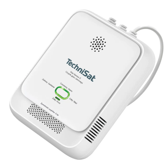 Czujnik gazu ziemnego TECHNISAT Gas Sensor 2 Biały