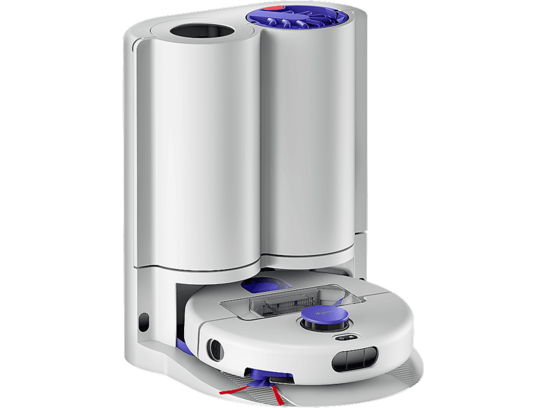 Robot aspirador - Dyson R2 Nurovi™ Wash+Dry, Aspira y friega, Autoajuste de Potencia, Modo Silencioso, Cepillo Antienredos, Alcanza bordes esquinas