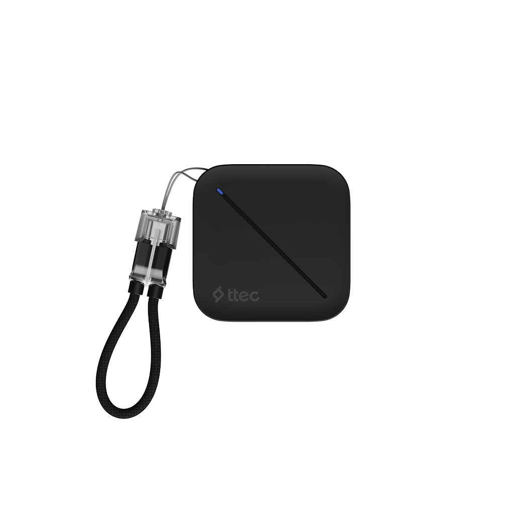 TTEC AirBeat Pro Max Square ANC TWS Bluetooth Kulak İçi Kulaklık Siyah Mavi 2KM181SM