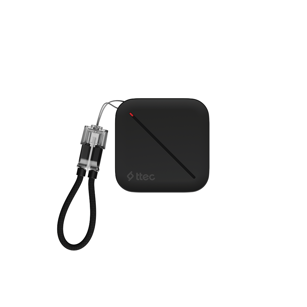 TTEC AirBeat Pro Max Square ANC TWS Bluetooth Kulak İçi Kulaklık Siyah Kırmızı 2KM181SK