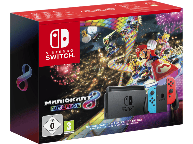 NINTENDO Switch Mario Kart 8 Deluxe Bundle; Switch----Spielekonsole