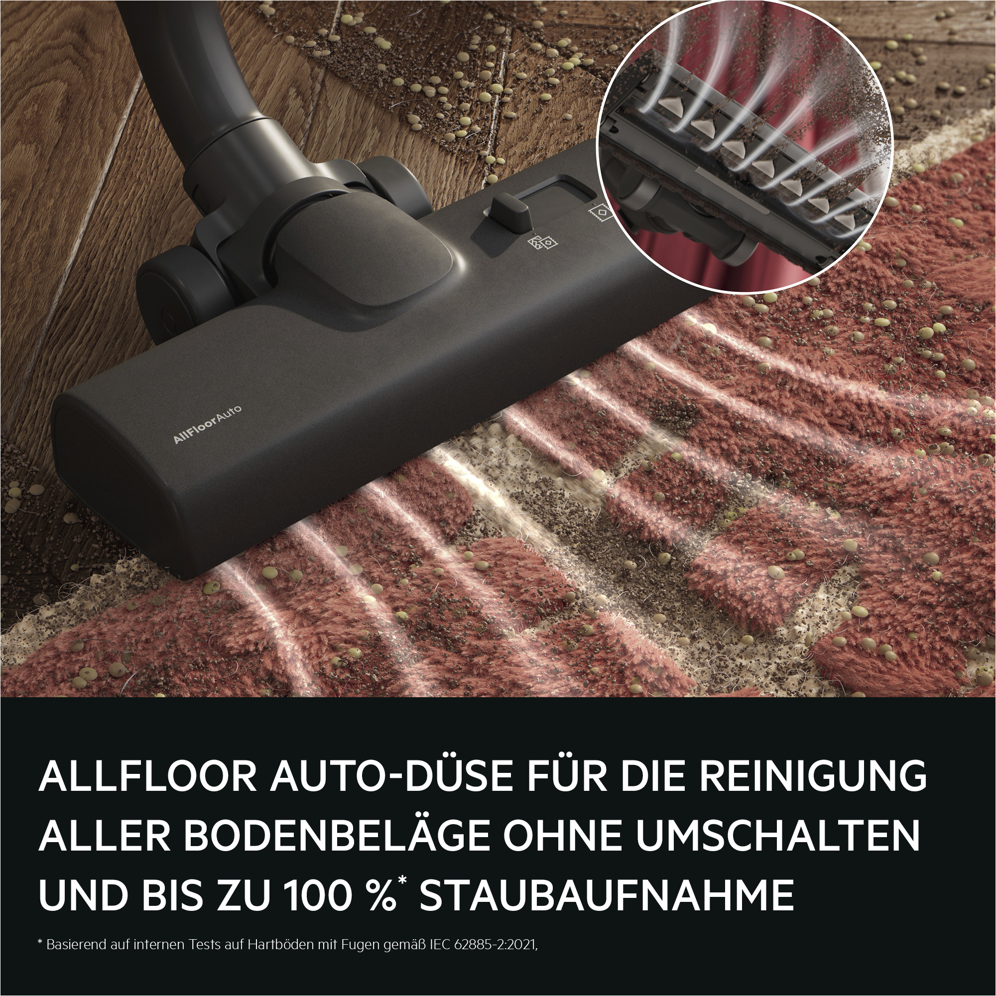 AEG AB71H3SW Hygienic 6000 Staubsauger mit Beutel (73 dB(A), maximale Leistung: 750 Watt, Shell White)