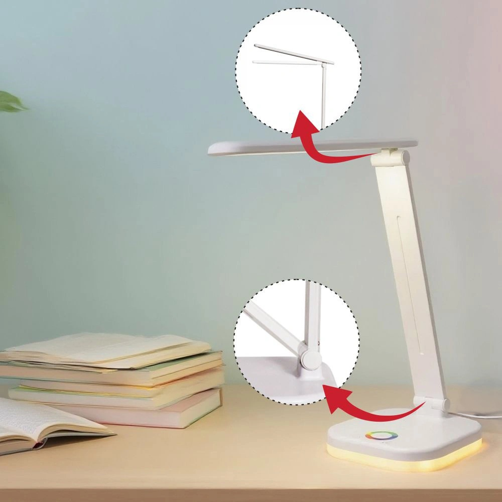 Lampka biurkowa HAWK HWDL001WH Biały
