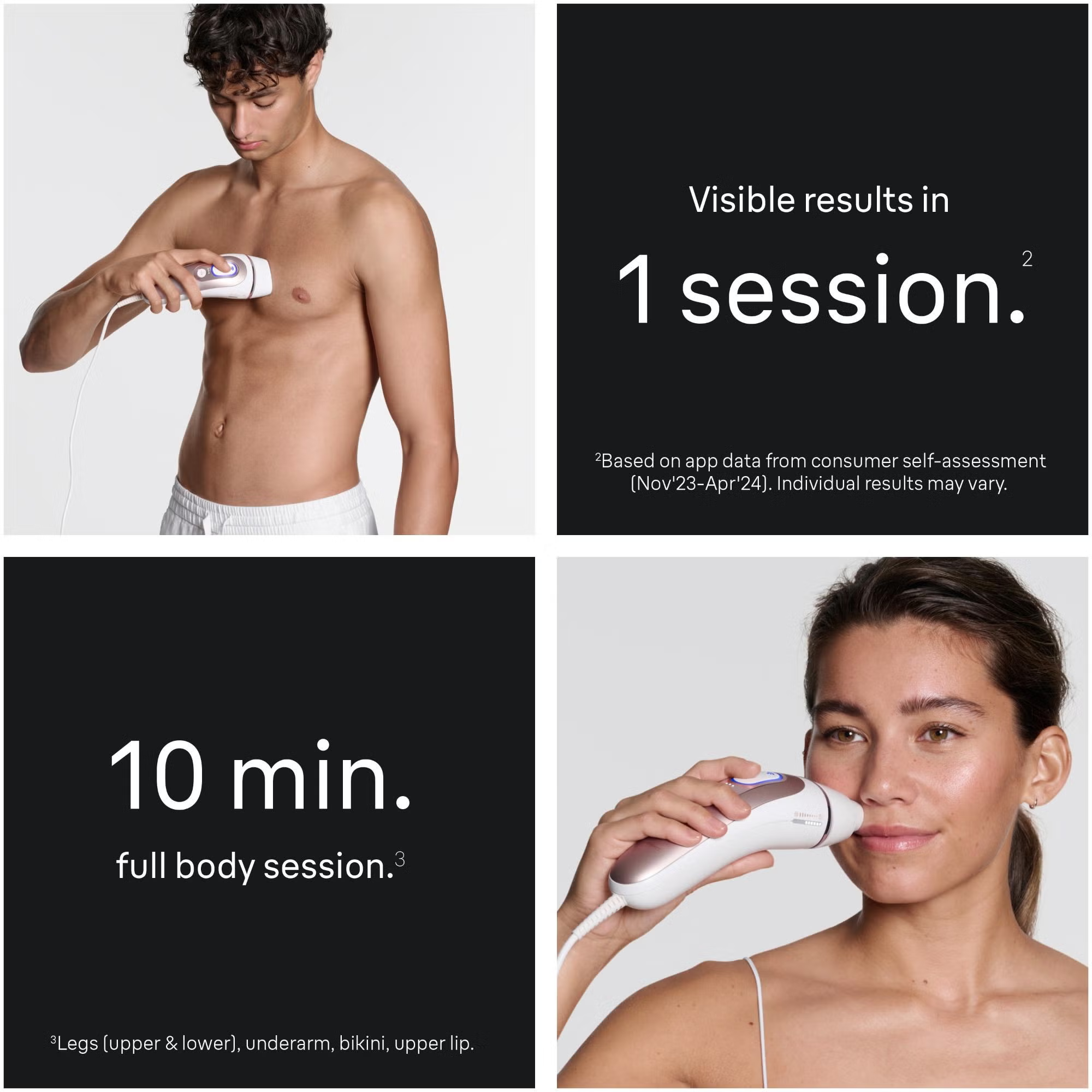 BRAUN Skin i·expert Pro 7 PL7321 Special IPL‑Haarentfernungsgerät, Weiss/Roségold